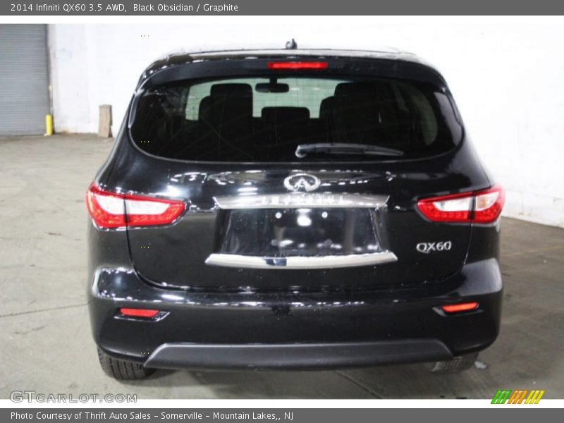 Black Obsidian / Graphite 2014 Infiniti QX60 3.5 AWD