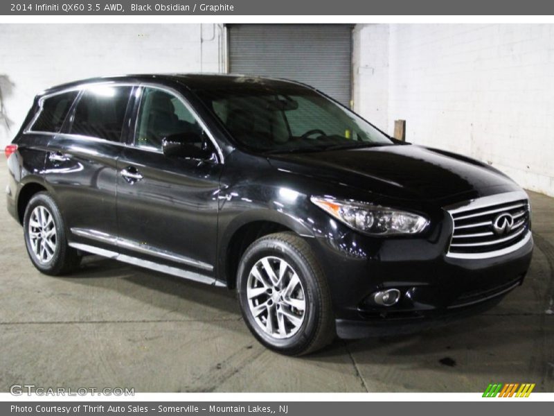 Black Obsidian / Graphite 2014 Infiniti QX60 3.5 AWD
