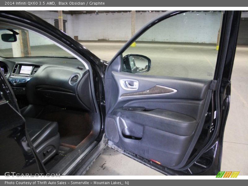 Black Obsidian / Graphite 2014 Infiniti QX60 3.5 AWD