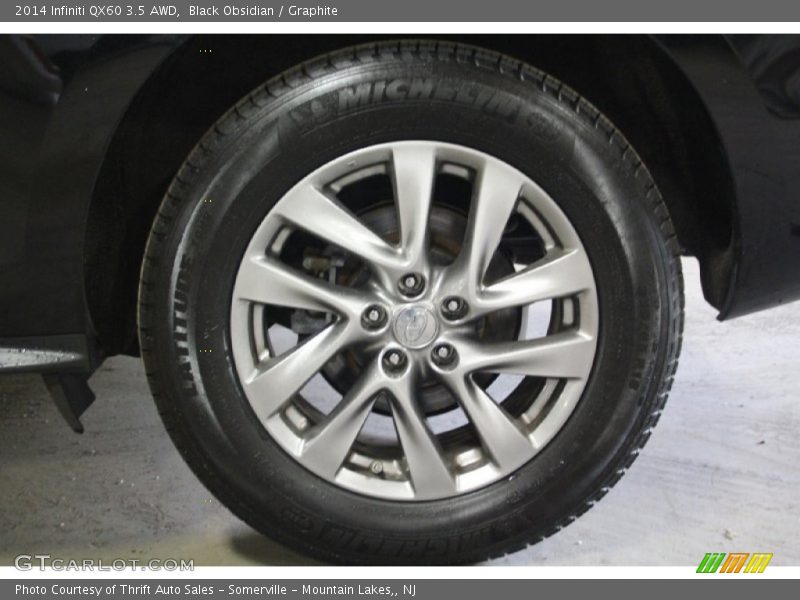 Black Obsidian / Graphite 2014 Infiniti QX60 3.5 AWD
