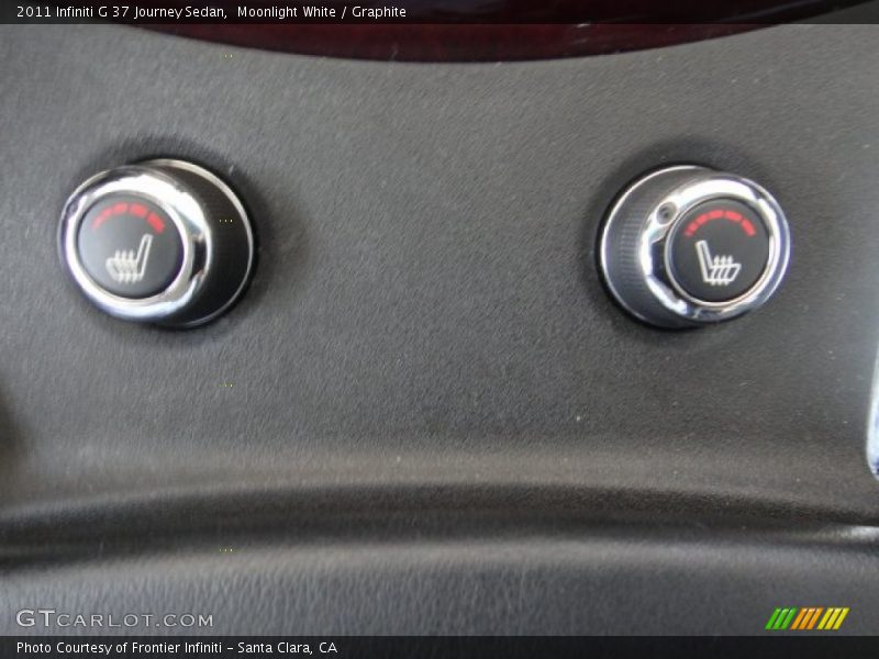 Moonlight White / Graphite 2011 Infiniti G 37 Journey Sedan
