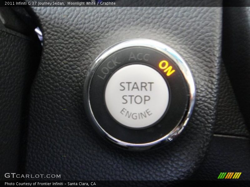 Moonlight White / Graphite 2011 Infiniti G 37 Journey Sedan