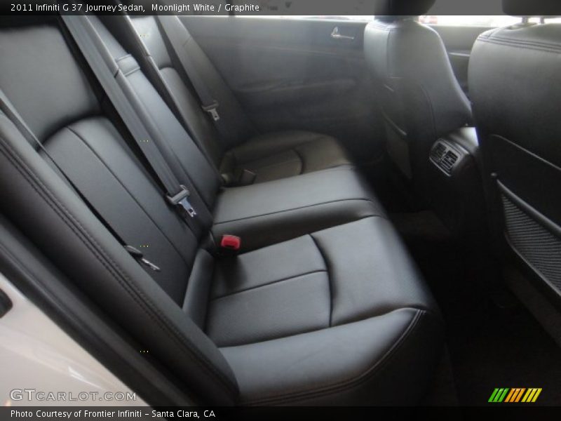 Moonlight White / Graphite 2011 Infiniti G 37 Journey Sedan