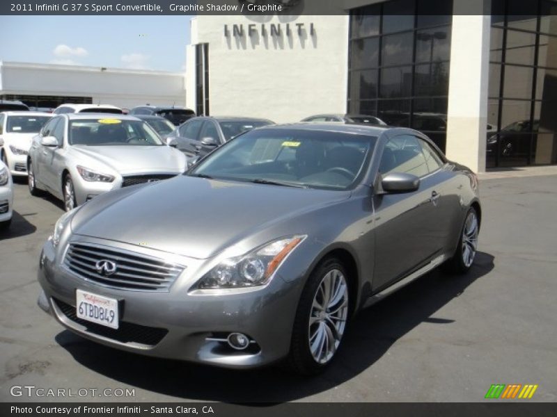 Graphite Shadow / Graphite 2011 Infiniti G 37 S Sport Convertible