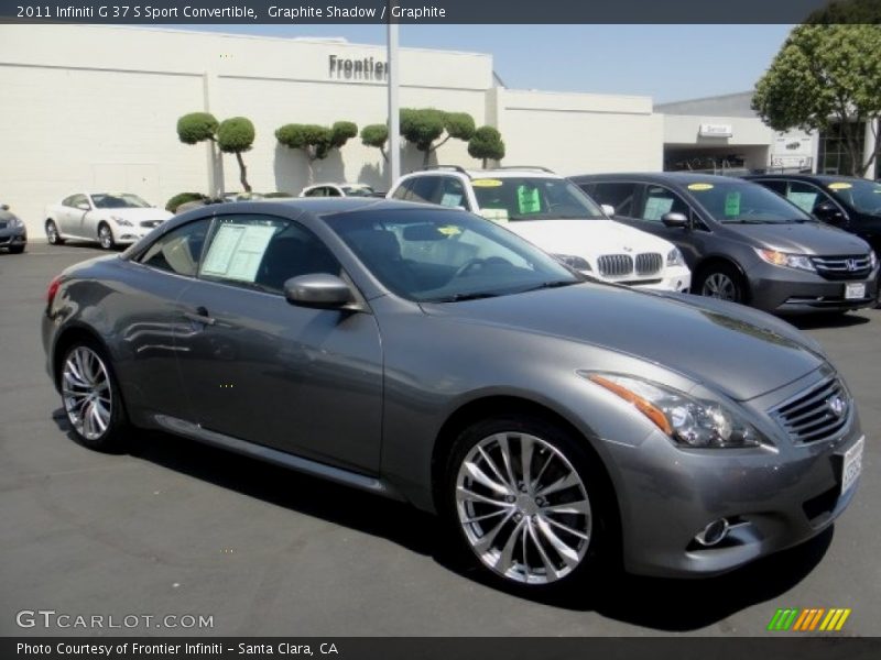 Graphite Shadow / Graphite 2011 Infiniti G 37 S Sport Convertible