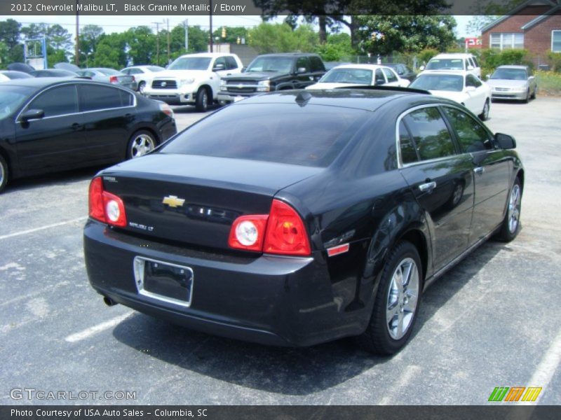 Black Granite Metallic / Ebony 2012 Chevrolet Malibu LT