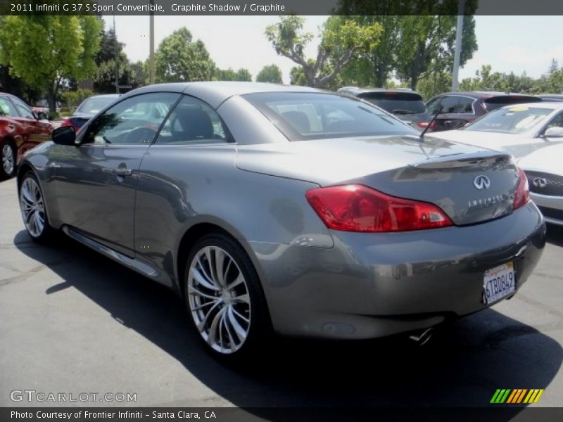 Graphite Shadow / Graphite 2011 Infiniti G 37 S Sport Convertible