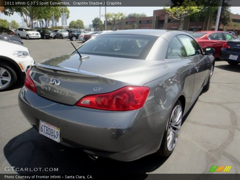 Graphite Shadow / Graphite 2011 Infiniti G 37 S Sport Convertible