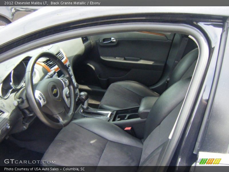 Black Granite Metallic / Ebony 2012 Chevrolet Malibu LT