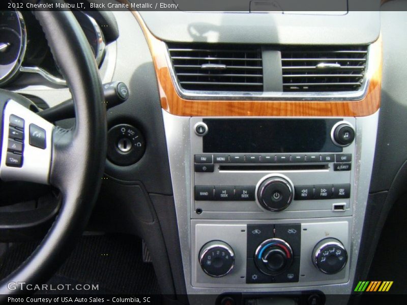 Black Granite Metallic / Ebony 2012 Chevrolet Malibu LT