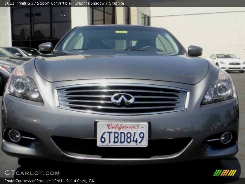 Graphite Shadow / Graphite 2011 Infiniti G 37 S Sport Convertible