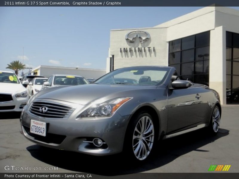 Graphite Shadow / Graphite 2011 Infiniti G 37 S Sport Convertible