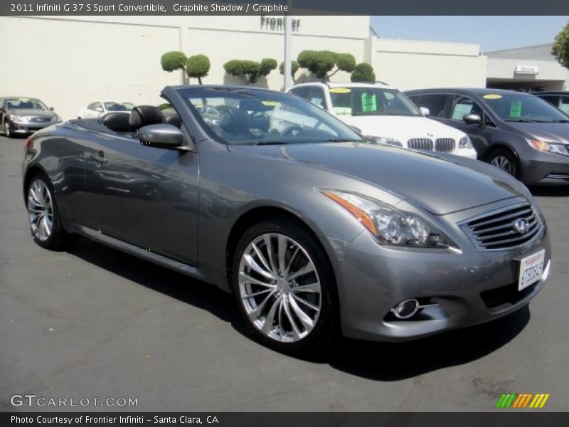 Graphite Shadow / Graphite 2011 Infiniti G 37 S Sport Convertible