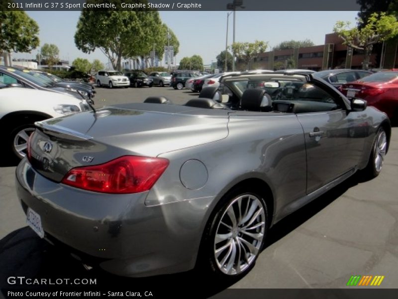 Graphite Shadow / Graphite 2011 Infiniti G 37 S Sport Convertible