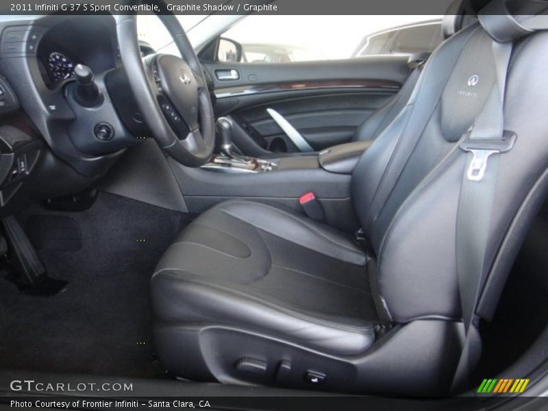 Graphite Shadow / Graphite 2011 Infiniti G 37 S Sport Convertible