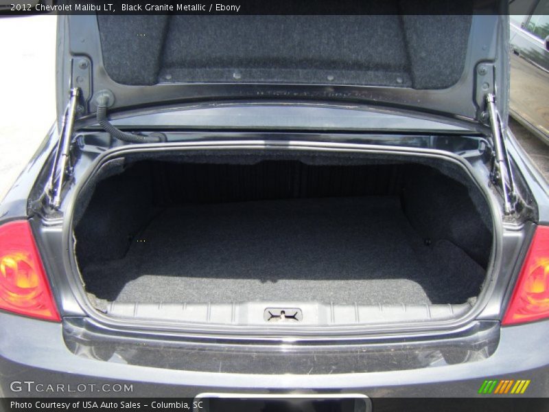Black Granite Metallic / Ebony 2012 Chevrolet Malibu LT
