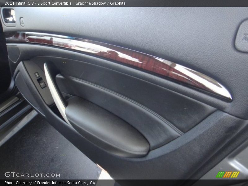 Graphite Shadow / Graphite 2011 Infiniti G 37 S Sport Convertible