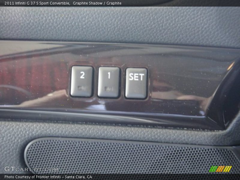 Graphite Shadow / Graphite 2011 Infiniti G 37 S Sport Convertible