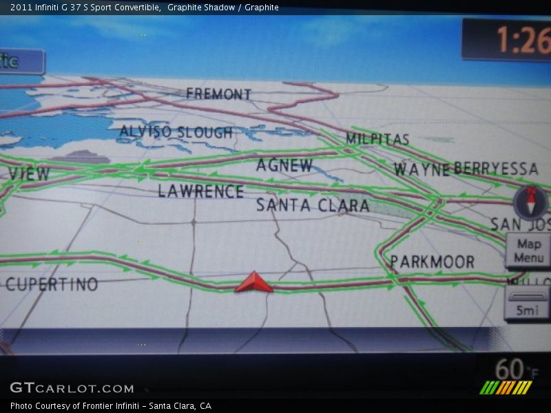 Graphite Shadow / Graphite 2011 Infiniti G 37 S Sport Convertible