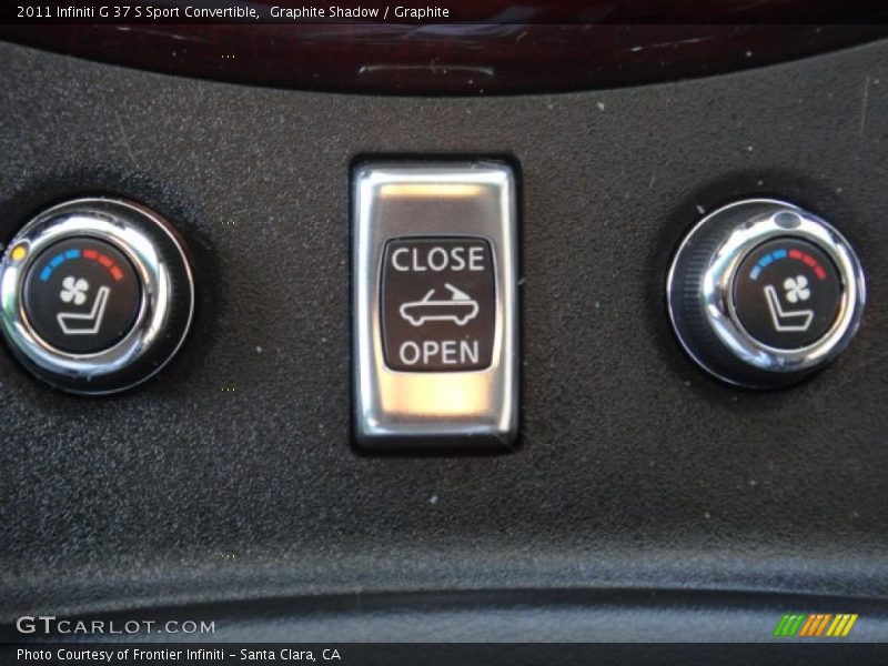Graphite Shadow / Graphite 2011 Infiniti G 37 S Sport Convertible