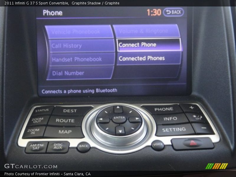 Graphite Shadow / Graphite 2011 Infiniti G 37 S Sport Convertible