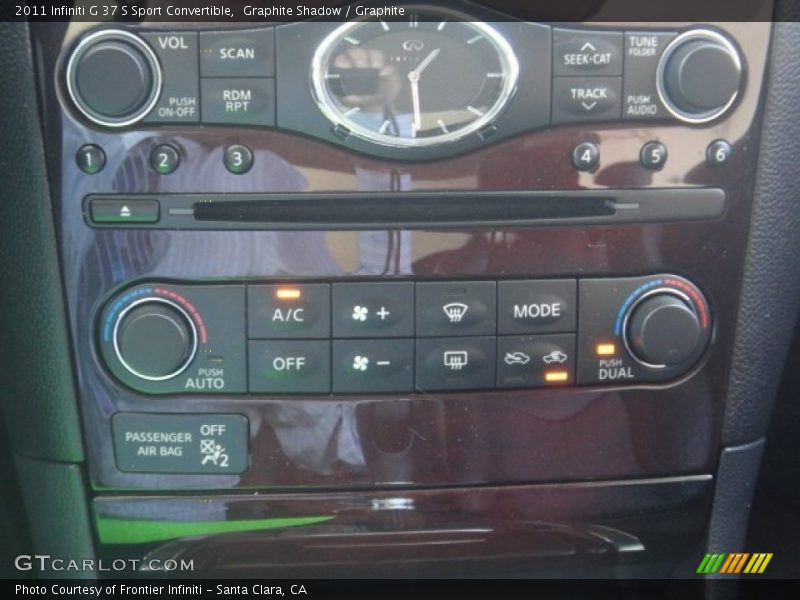 Graphite Shadow / Graphite 2011 Infiniti G 37 S Sport Convertible