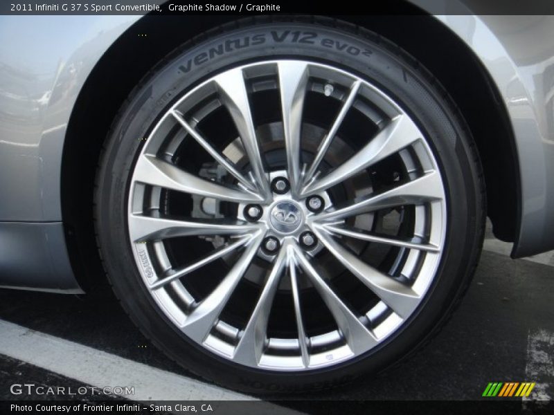 Graphite Shadow / Graphite 2011 Infiniti G 37 S Sport Convertible