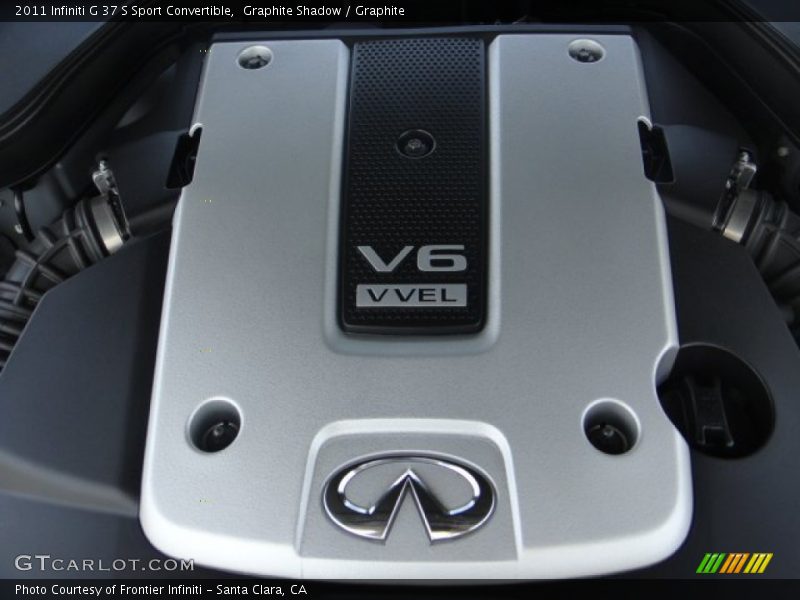 Graphite Shadow / Graphite 2011 Infiniti G 37 S Sport Convertible