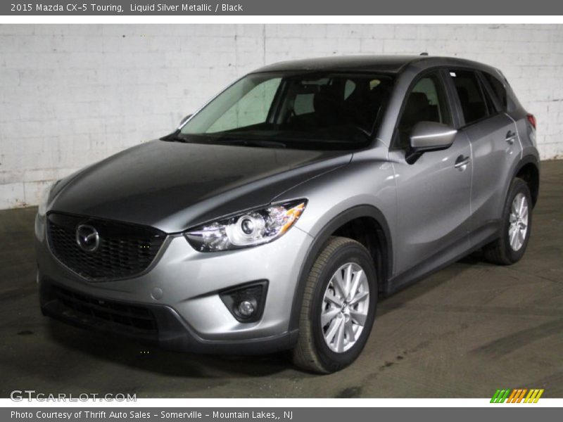 Liquid Silver Metallic / Black 2015 Mazda CX-5 Touring