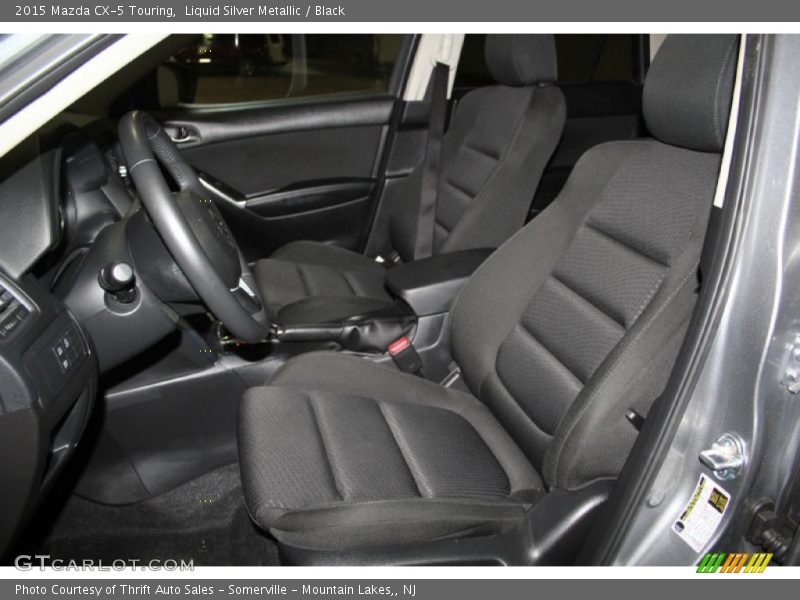 Liquid Silver Metallic / Black 2015 Mazda CX-5 Touring
