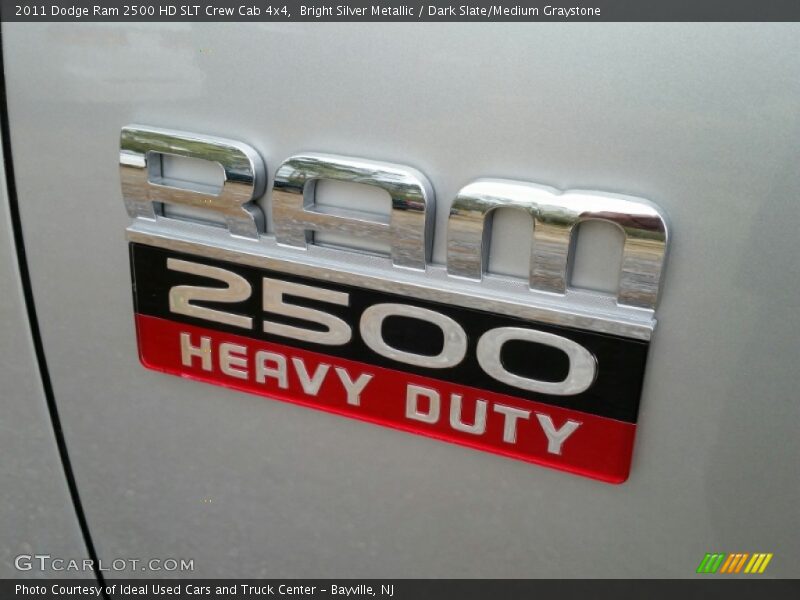 Bright Silver Metallic / Dark Slate/Medium Graystone 2011 Dodge Ram 2500 HD SLT Crew Cab 4x4