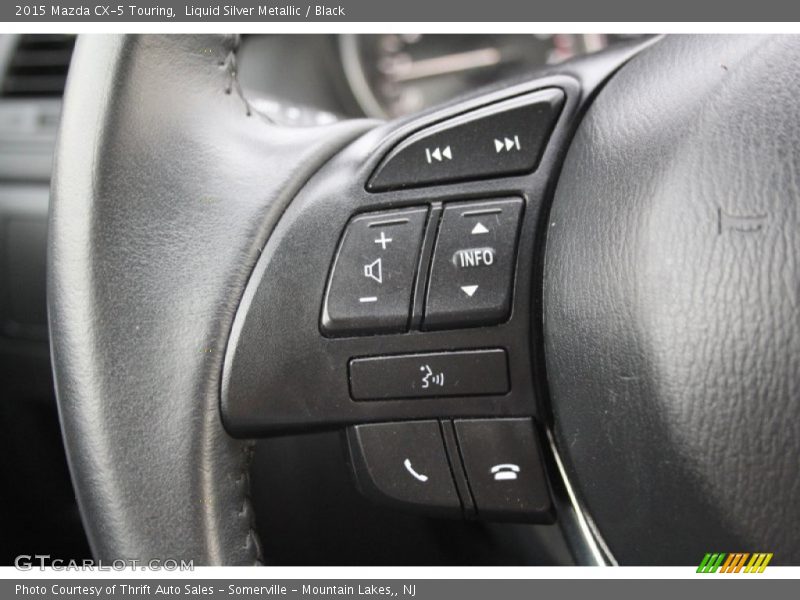 Liquid Silver Metallic / Black 2015 Mazda CX-5 Touring