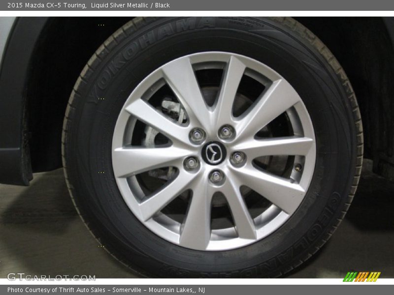 Liquid Silver Metallic / Black 2015 Mazda CX-5 Touring