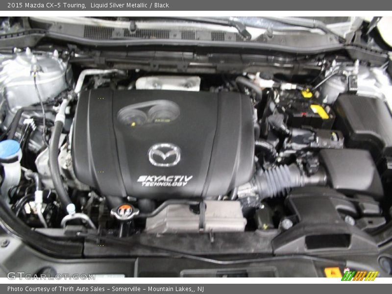 Liquid Silver Metallic / Black 2015 Mazda CX-5 Touring