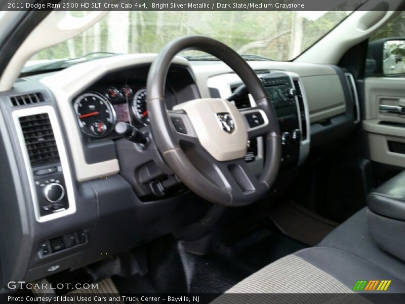 Bright Silver Metallic / Dark Slate/Medium Graystone 2011 Dodge Ram 2500 HD SLT Crew Cab 4x4