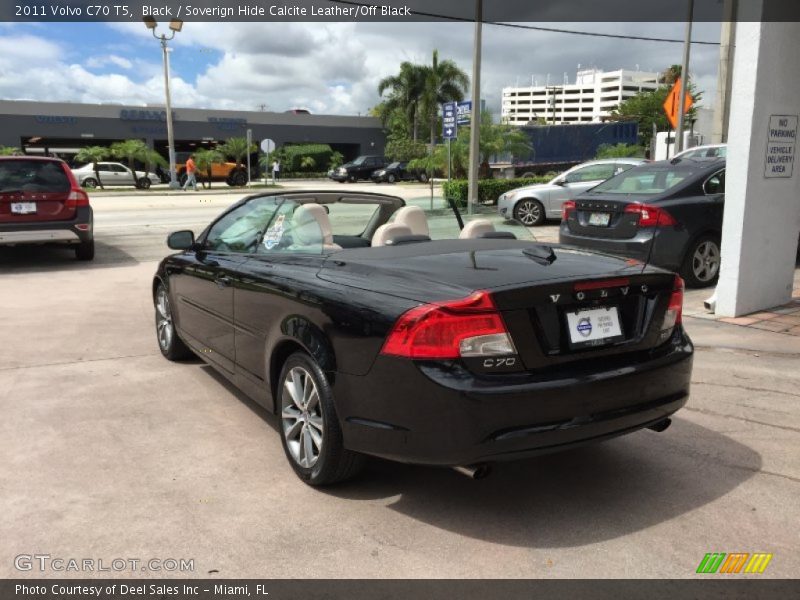 Black / Soverign Hide Calcite Leather/Off Black 2011 Volvo C70 T5