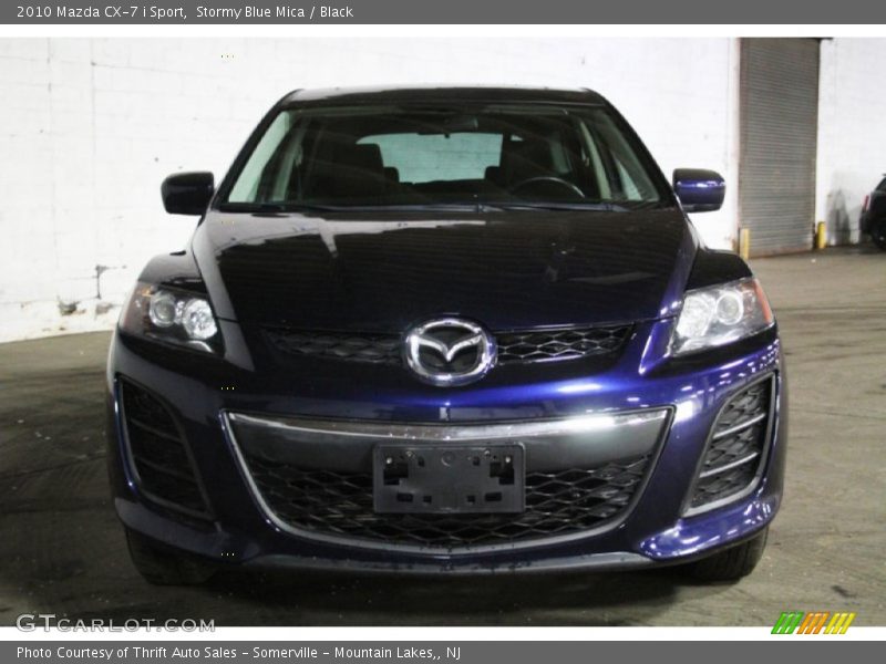 Stormy Blue Mica / Black 2010 Mazda CX-7 i Sport