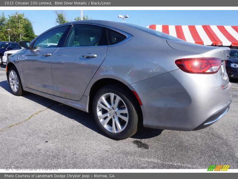Billet Silver Metallic / Black/Linen 2015 Chrysler 200 Limited