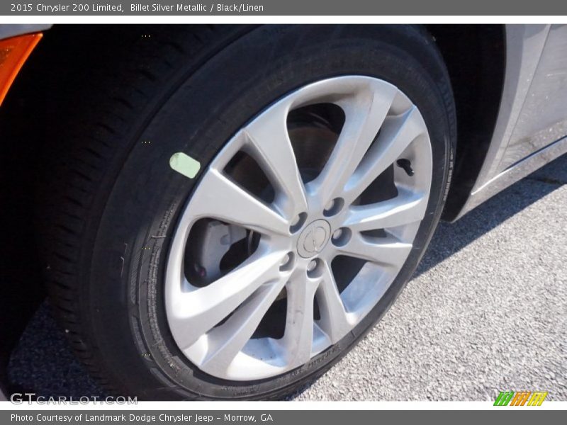 Billet Silver Metallic / Black/Linen 2015 Chrysler 200 Limited