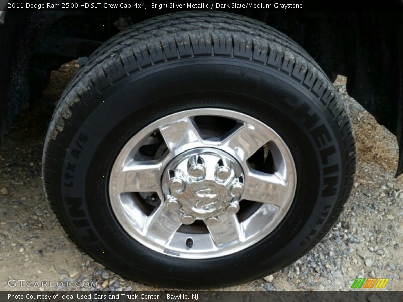 Bright Silver Metallic / Dark Slate/Medium Graystone 2011 Dodge Ram 2500 HD SLT Crew Cab 4x4