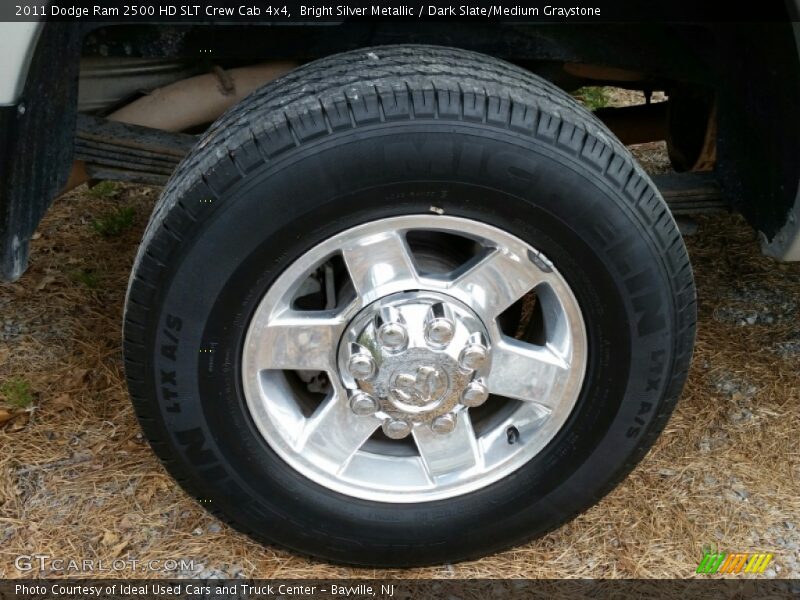Bright Silver Metallic / Dark Slate/Medium Graystone 2011 Dodge Ram 2500 HD SLT Crew Cab 4x4