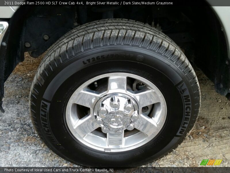 Bright Silver Metallic / Dark Slate/Medium Graystone 2011 Dodge Ram 2500 HD SLT Crew Cab 4x4