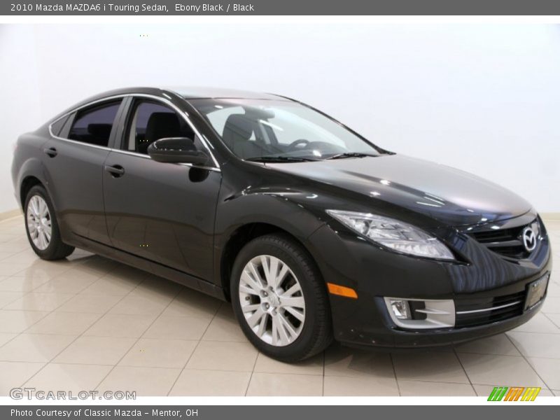 Ebony Black / Black 2010 Mazda MAZDA6 i Touring Sedan