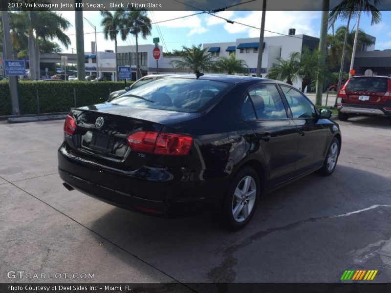 Black / Titan Black 2012 Volkswagen Jetta TDI Sedan
