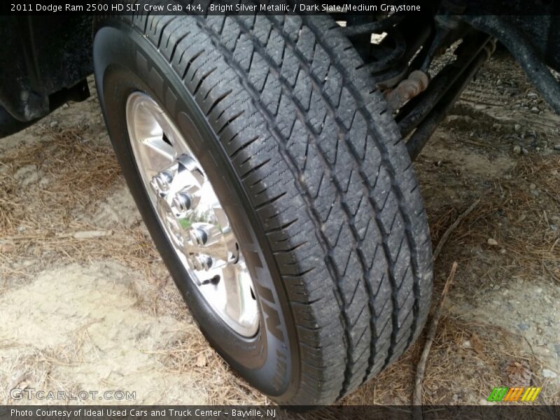 Bright Silver Metallic / Dark Slate/Medium Graystone 2011 Dodge Ram 2500 HD SLT Crew Cab 4x4