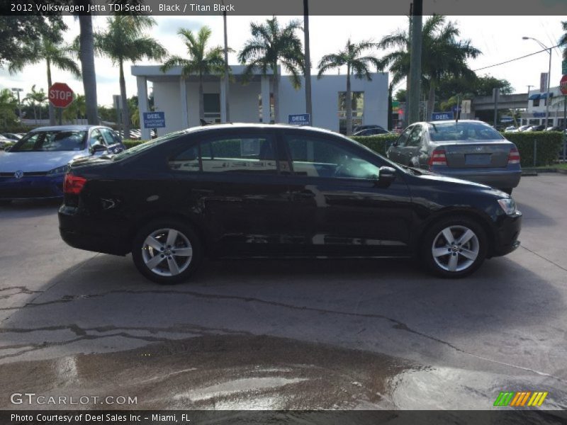 Black / Titan Black 2012 Volkswagen Jetta TDI Sedan