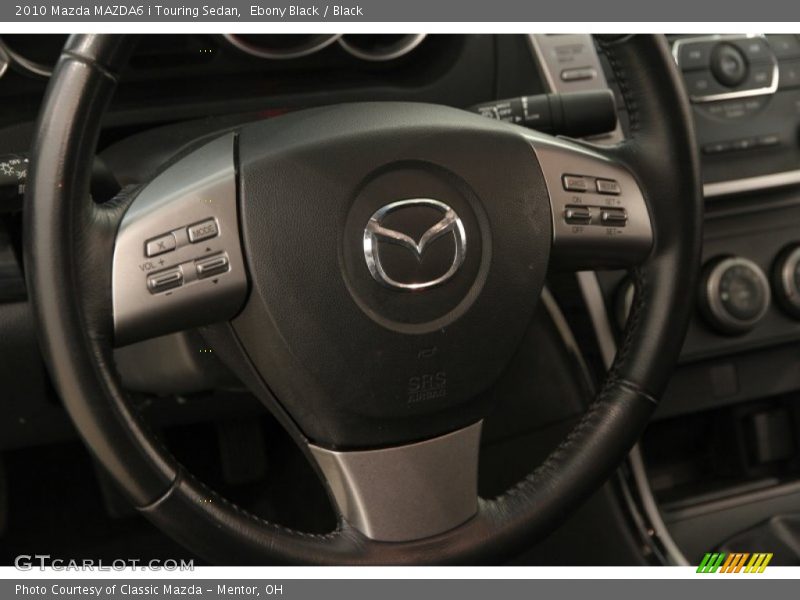 Ebony Black / Black 2010 Mazda MAZDA6 i Touring Sedan