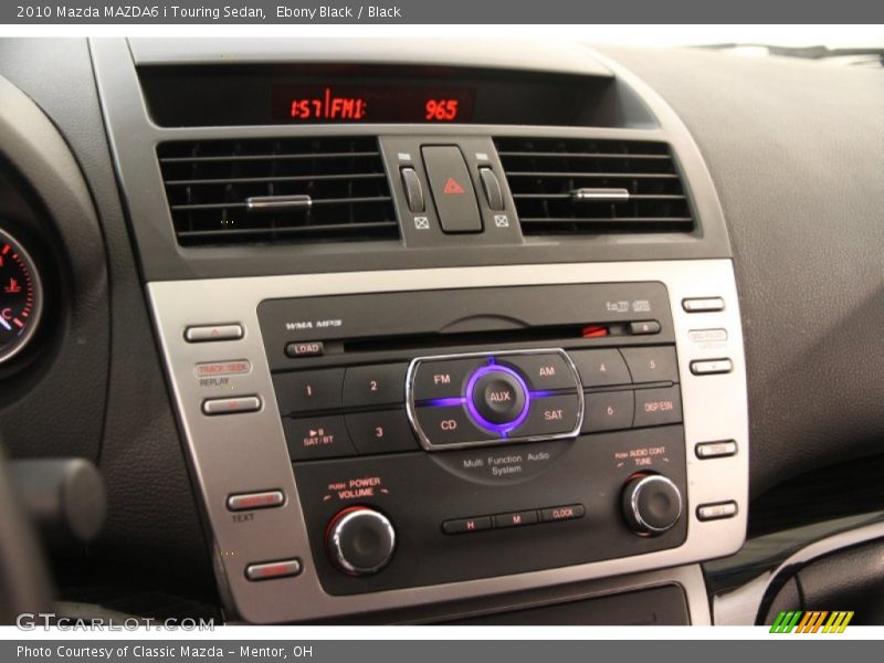 Ebony Black / Black 2010 Mazda MAZDA6 i Touring Sedan