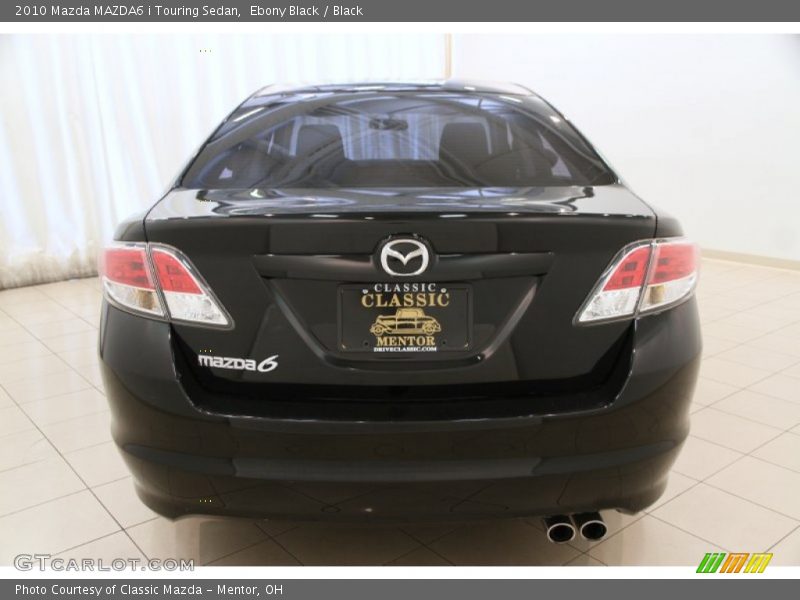 Ebony Black / Black 2010 Mazda MAZDA6 i Touring Sedan
