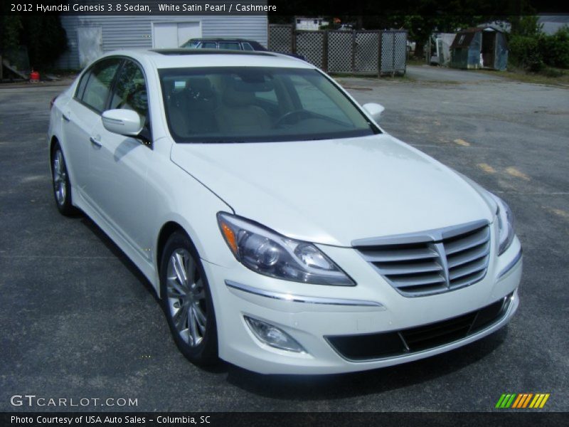 White Satin Pearl / Cashmere 2012 Hyundai Genesis 3.8 Sedan